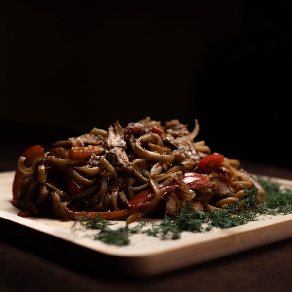 Фото WOK с Лососем